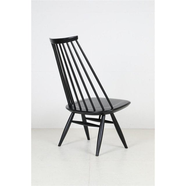 Asko Black Mademoiselle Chair by Ilmari Tapiovaara for Asko, 1960s For Sale - Image 4 of 14