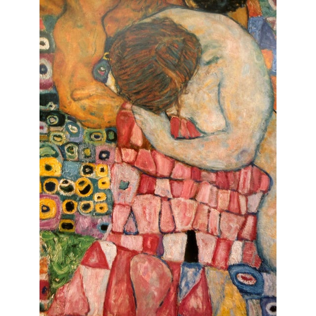 Paper Gustav Klimt, Death and Life, Print For Sale - Image 7 of 9