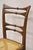Mid 19th Century Antique Italian Biedermeier Arts & Crafts Walnut Bowtie Chiavari Side Chair Pair For Sale - Image 4 of 12
