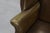 Mid-Century Modern Wing Back Chair in Green Leather, 1980s For Sale - Image 4 of 15