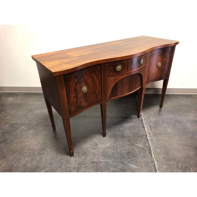 Newly Refinished Henredon Folio Fourteen Hepplewhite Inlaid Mahogany