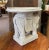 Vintage wicker elephant side table with removable tray. Tray Dimensions:W:16" x D:23" x H:1".