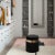 2020s Melody Black Tasseled Ottoman For Sale - Image 5 of 7