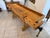 Fully functional antique workbench, dining table, desk, German spindle. Dimensions: Height x Width x Depth 91 x 216 x 83...