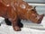 1950s Vintage Leather Rhinoceros, India, 1950s For Sale - Image 5 of 14