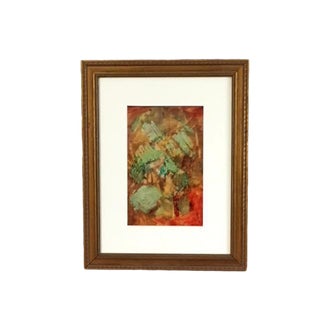 Late 20th Century “Fantasy” Framed Painting For Sale