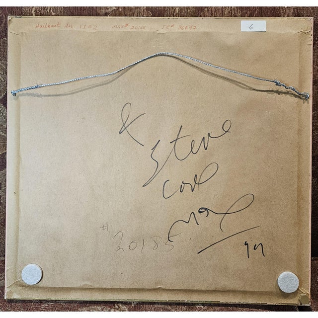 1990s Vibrant Pair of Peter Max Paintings, Signed en Verso For Sale - Image 11 of 17