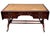 Vintage English Mahogany Desk with Extension, 1940s For Sale - Image 9 of 9