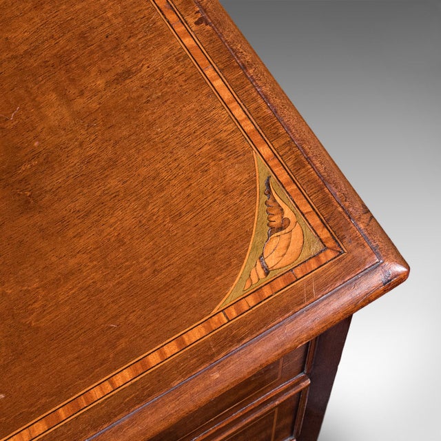 Antique Small Chest of Drawers, English, Georgian Revival, Tallboy, Edwardian For Sale - Image 9 of 11