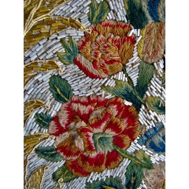 Gold 17th Century Venetian Glass Embroidery Tapestry Antependium For Sale - Image 8 of 10