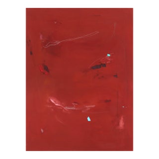 Soft Launch of a Nervous Breakdown - Original Modern Minimalist Mixed Media Abstract Painting For Sale