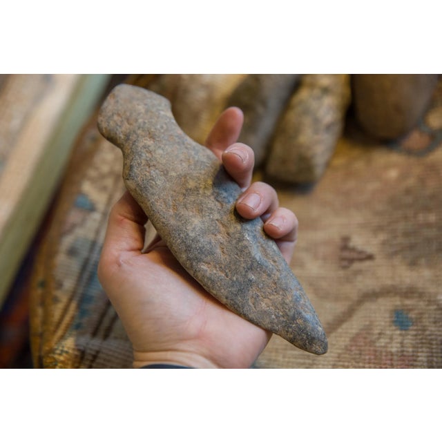 Antique Bronze Age African Stone Primitive Weapon For Sale In New York - Image 6 of 8