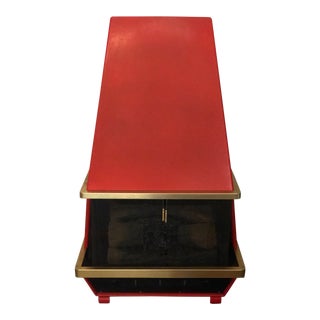 Vintage Mid-Century Modern Electric Fireplace For Sale