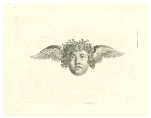 Thomas Holloway, Angel, Original Etching, 1810