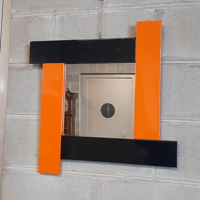 Modern Italian Modern Wall Mirror, 1970s For Sale - Image 3 of 13