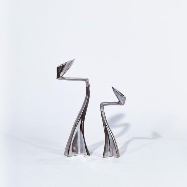 Brutalist Candleholders by Matthew Hilton, 1980s, Set of 2 For Sale - Image 13 of 13