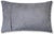 2020s Luxury Silver Cowhide Leather Throw Pillow 16x24 | Handmade Metallic Designer Lumbar Cushion For Sale - Image 5 of 10