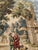 1970s Antique French Jacquard Tapestry with Village Motif in the style of Aubusson, 1970s For Sale - Image 5 of 18
