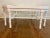 1980s White Lacquered Faux Bamboo Coffee Table With Glass Top For Sale - Image 5 of 6