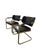 Early 21st Century Pair of Industry West Jimmy Cooper Buffalo Leather Armchairs For Sale - Image 5 of 16