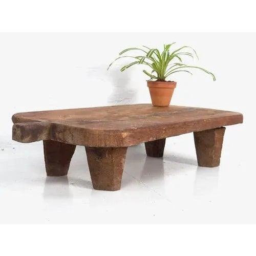 Antique Wood Coffee Table, 1900s For Sale - Image 5 of 10