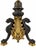 Pair of French Neo-Grec Gilt and Patinated Bronze Five-Light Candelabra, Cast by the Auguste-Maximilien Delafontaine Foundry, Paris, Circa 1870–1885. For Sale - Image 4 of 8