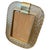 1990s Barovier Style Art Deco Brass and Gold Murano Glass Picture Frame For Sale - Image 10 of 11