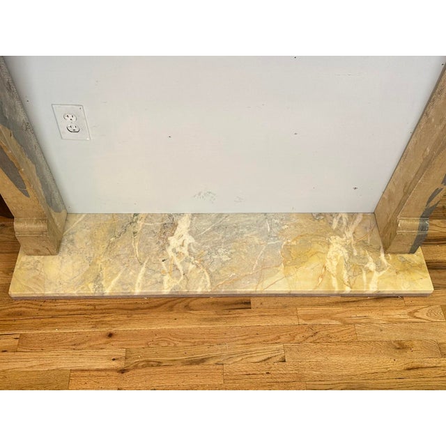 Antique Natural Stone Fireplace Mantel For Sale - Image 10 of 14