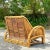 Coastal Vintage Coastal 1950s Pencil Reed Loveseat For Sale - Image 3 of 7