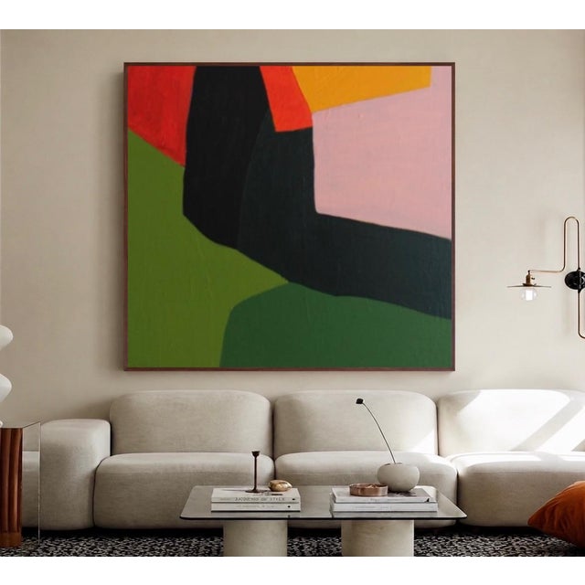 Early 21st Century Bodasca, The Light Between the Hills, 2026, Acrylic on Canvas For Sale - Image 5 of 9