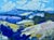Pair of abstract landscape paintings. Each: 6 x 8 oil on canvas panel Title: Whispers Across the Hills I & II – Original...