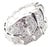 Bulgari Serpenti Viper White Gold Diamond Band Ring, Size 6.5 For Sale