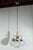 1970's Wood, Chrome & Glass Italian Fixture - 2 For Sale - Image 10 of 10