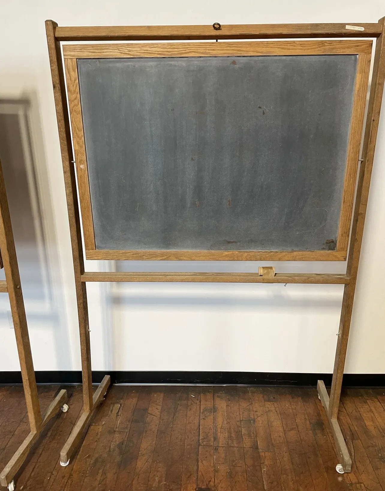 Vintage Old School House Two-Sided Standing Chalk Board | Chairish display picture 1
