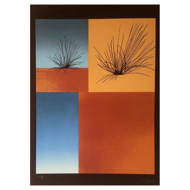 Carmen Aguade, Analitica 7, 1979, Silkscreen on GuarroPaper For Sale