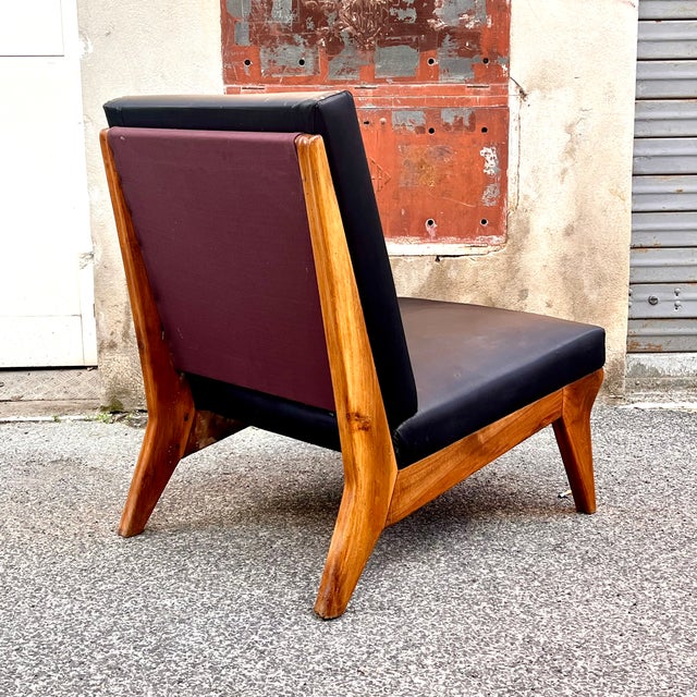 Large Lounge Chair in the style of Jens Risom, 1950s For Sale - Image 6 of 8