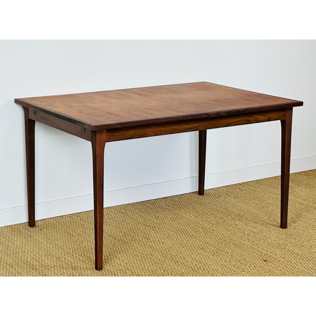 Scandinavian Walnut Dining Table with Extensions, 1960 For Sale - Image 12 of 18