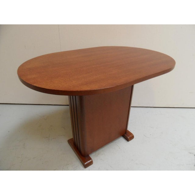 Art Deco Oval Coffee Table, 1920s For Sale - Image 3 of 10