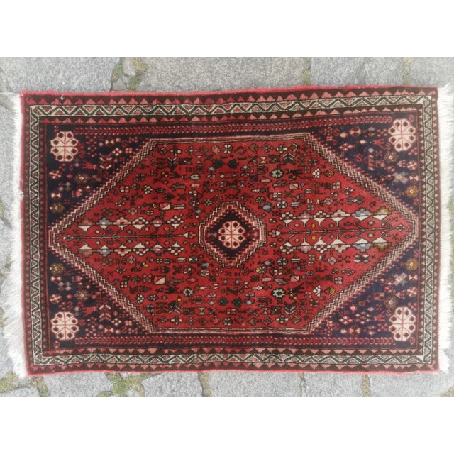 Textile Small Middle Eastern Rug For Sale - Image 7 of 8