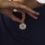 Mid 20th Century Vintage 14k Yellow Gold Enamel "He Loves Me" Daisy Pendant For Sale - Image 5 of 6