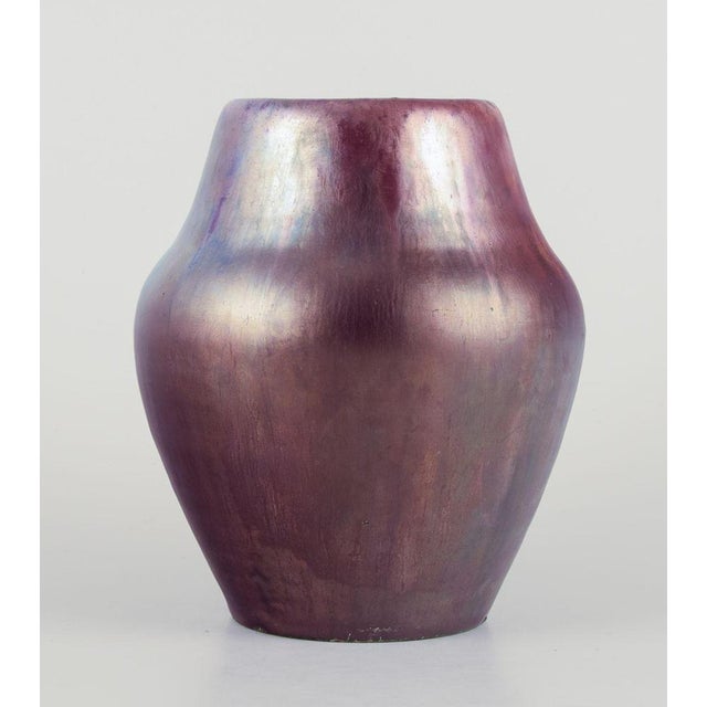 Danish Luster Glazed Ceramic Vase by Søren Kongstrand, 1920s For Sale - Image 3 of 8