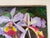 Textile 2000's Ashrami Tropical Orchids Oil on Canvas Painting – Signed, Unframed For Sale - Image 7 of 11