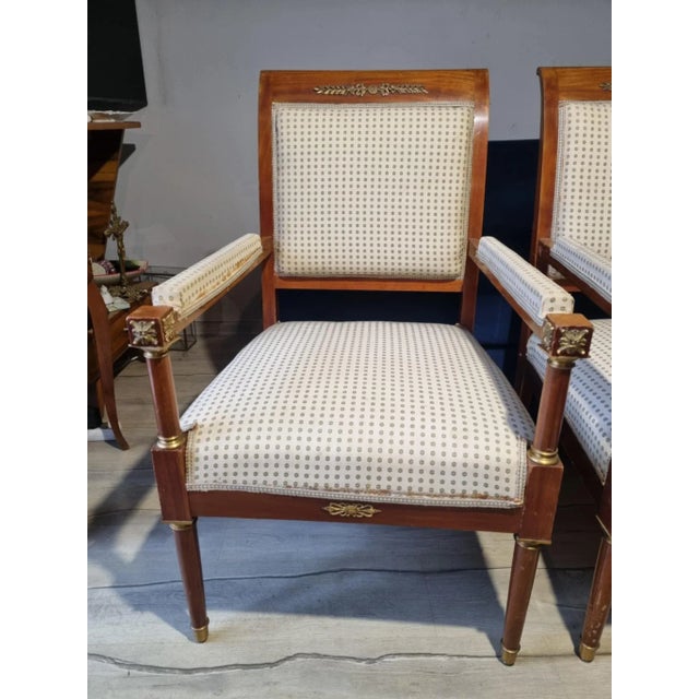 Wood Empire Style Armchair, 1800s For Sale - Image 7 of 17