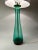 Mid-Century Modern Midcentury Modern Turquoise Glass Lamp For Sale - Image 3 of 5