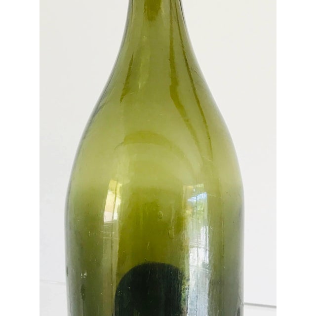 French 19th Century French Blown Glass Wine Bottle For Sale - Image 3 of 13