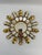 Mid 20th Century 12" French Giltwood Sunburst Mirror With Mirror Inlays For Sale - Image 6 of 17