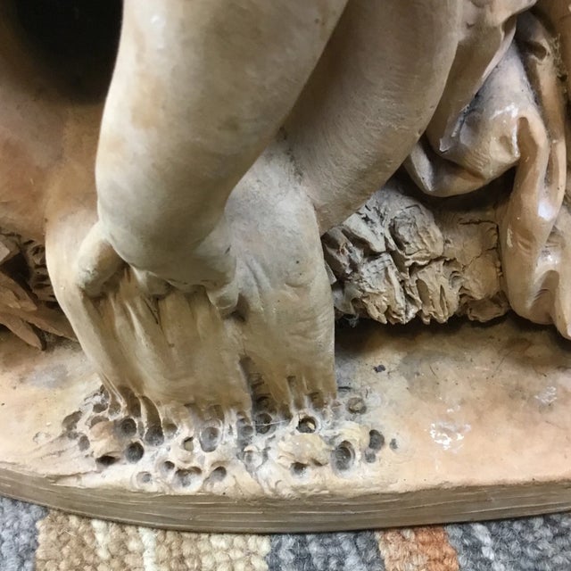 Albert-Ernest Carrier-Belleuse Terracotta Putti 19th C For Sale - Image 4 of 10