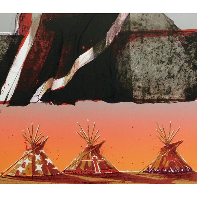 Impressionist Larry Fodor "Dusty Stars St 2" Hand Signed & Numbered Make an Offer Unframed For Sale - Image 3 of 6