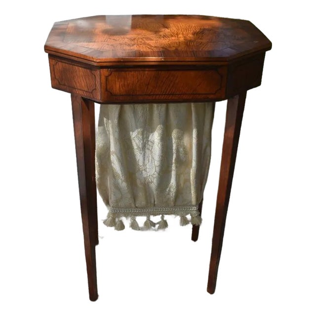 Octagonal Sewing Table For Sale