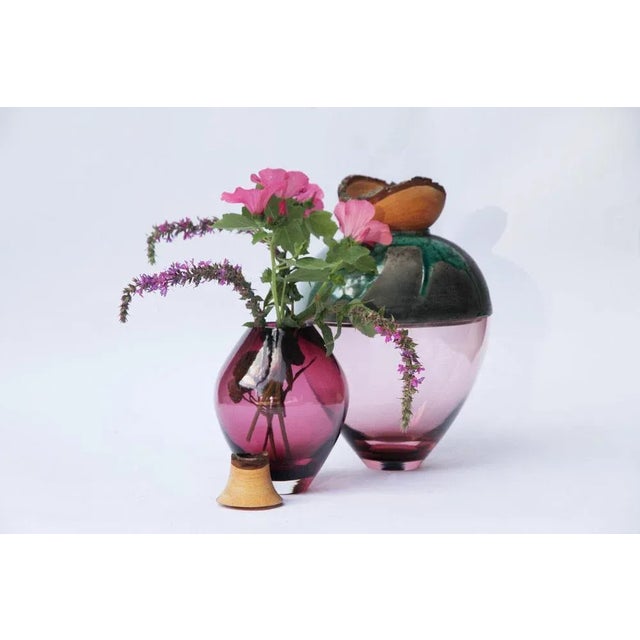 Purple Matisse Stacking Vase by Pia Wüstenberg For Sale - Image 4 of 5